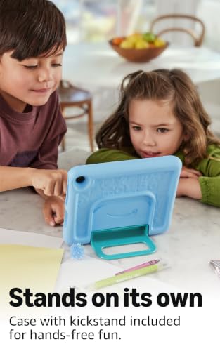 Detalle de Amazon Fire 7 Kids Tablet (Ages 3-7) with 16 GB, Blue