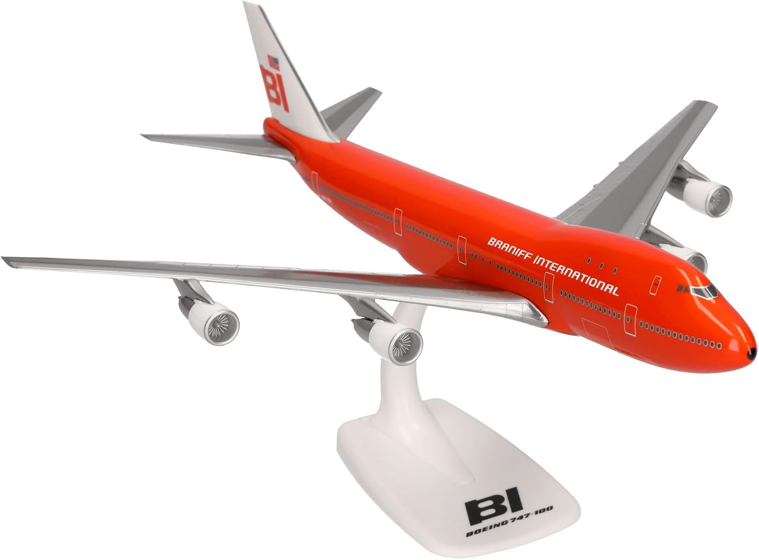 Detalle de Herpa 614146 Snapfit – model Boeing 747-100 „Big Pumpkin” 1:250