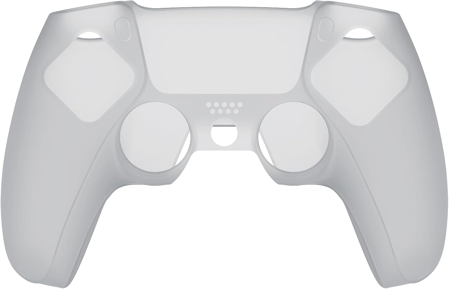Detalle 2 de Playvital Pure Series Dockable anti-slip silicone cover skin for PS5 controller (clear white)