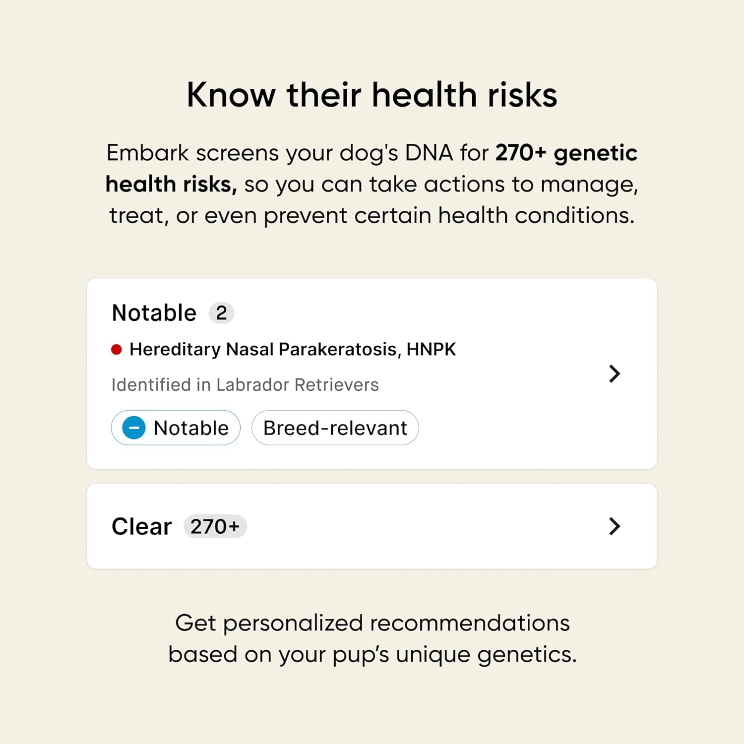 Detalle de Embark Breed Health Kit Dog DNA Testing