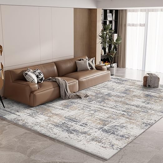 Detalle de Vamcheer Alfombra Salón 120x170 🛋️ Suave y Lavable