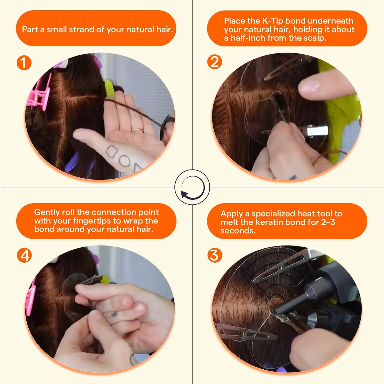 Thumbnail 6 de Full Shine Keratin Tip Hair Extensions 24 Inch
