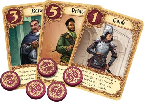Detalle de Asmodee Love Letter — Jeu de Cartes Stratégique 2 à 6 Joueurs, 15 Min