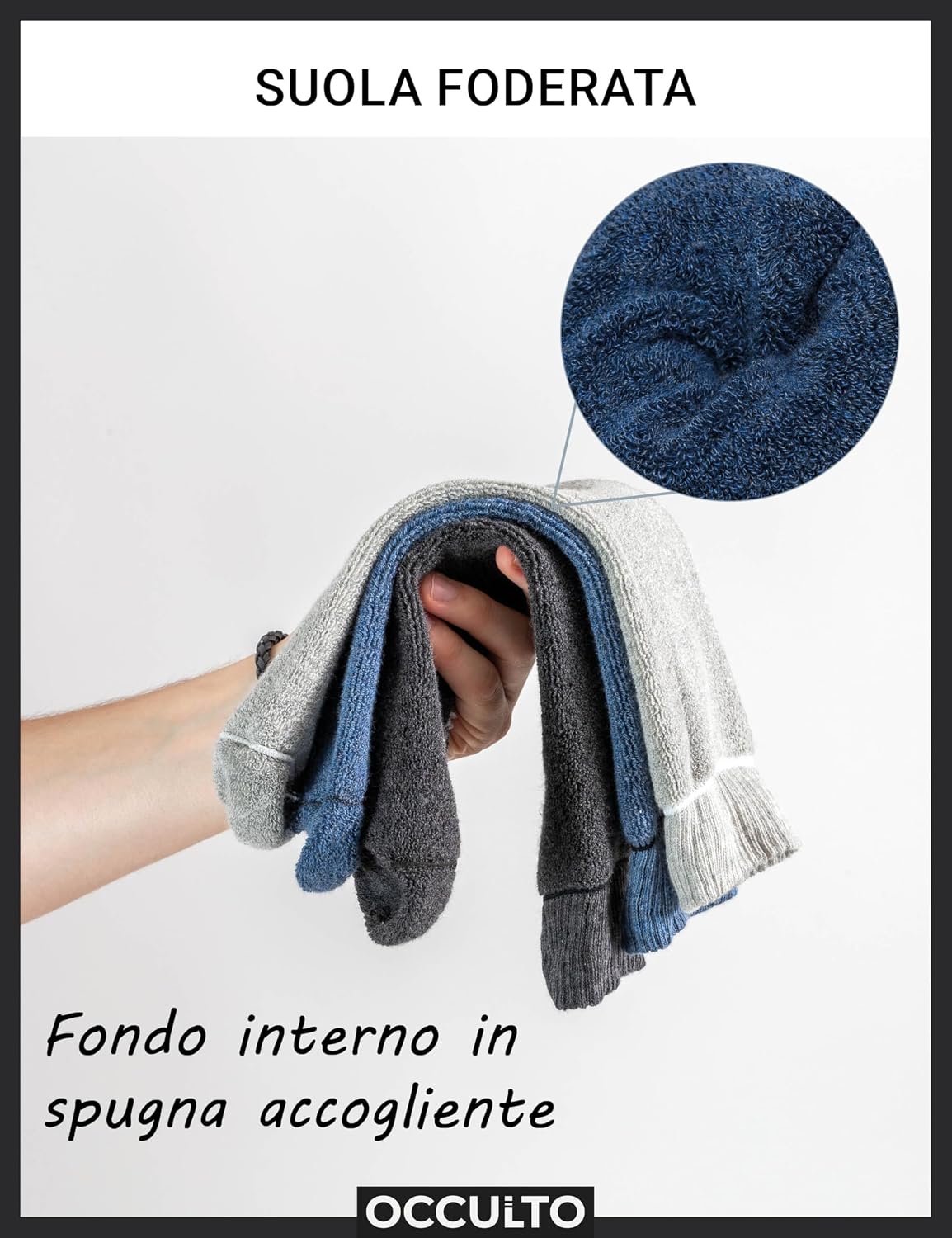 Thumbnail 3 de Occulto Bille Calzini Inverno Uomo 6 PZ