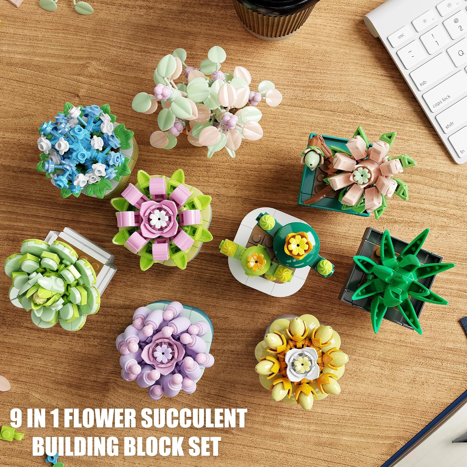 Thumbnail 4 de TYCOLE Ensemble 9 en 1 832 pièces 🌱