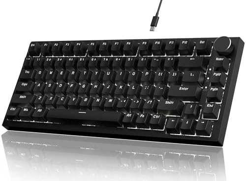 Detalle de YINDIAO AK820 82 teclas teclado mecánico