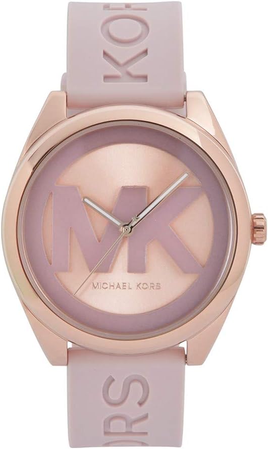 Thumbnail 6 de Michael Kors Montre Janelle Femme – Mouvement Quartz à Trois Aiguilles, Cadran blanc et Bracelets acier ou silicone