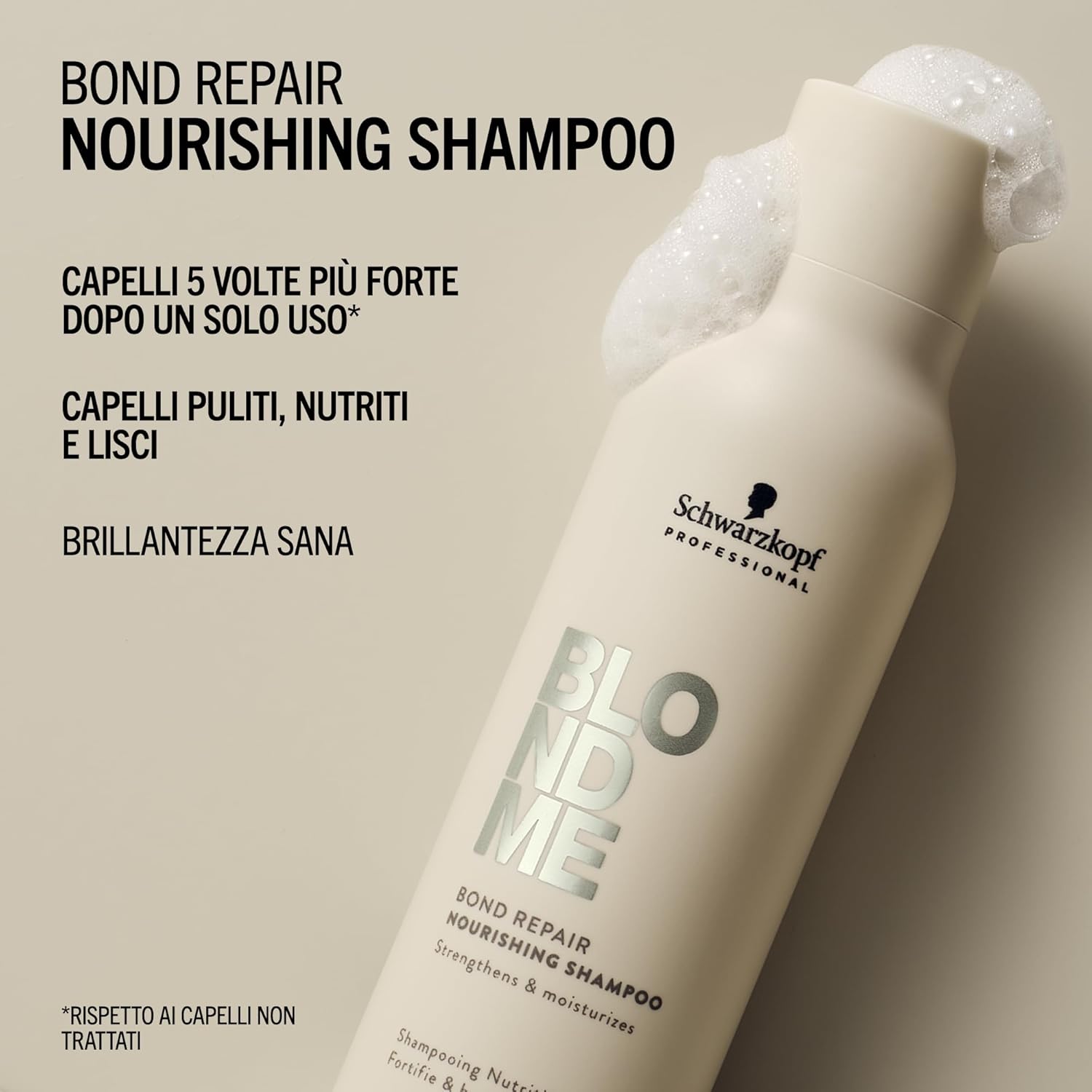 Thumbnail 2 de Schwarzkopf Professional BLONDME Bond Repair Nourishing Shampoo con olio di mandorla e tè bianco