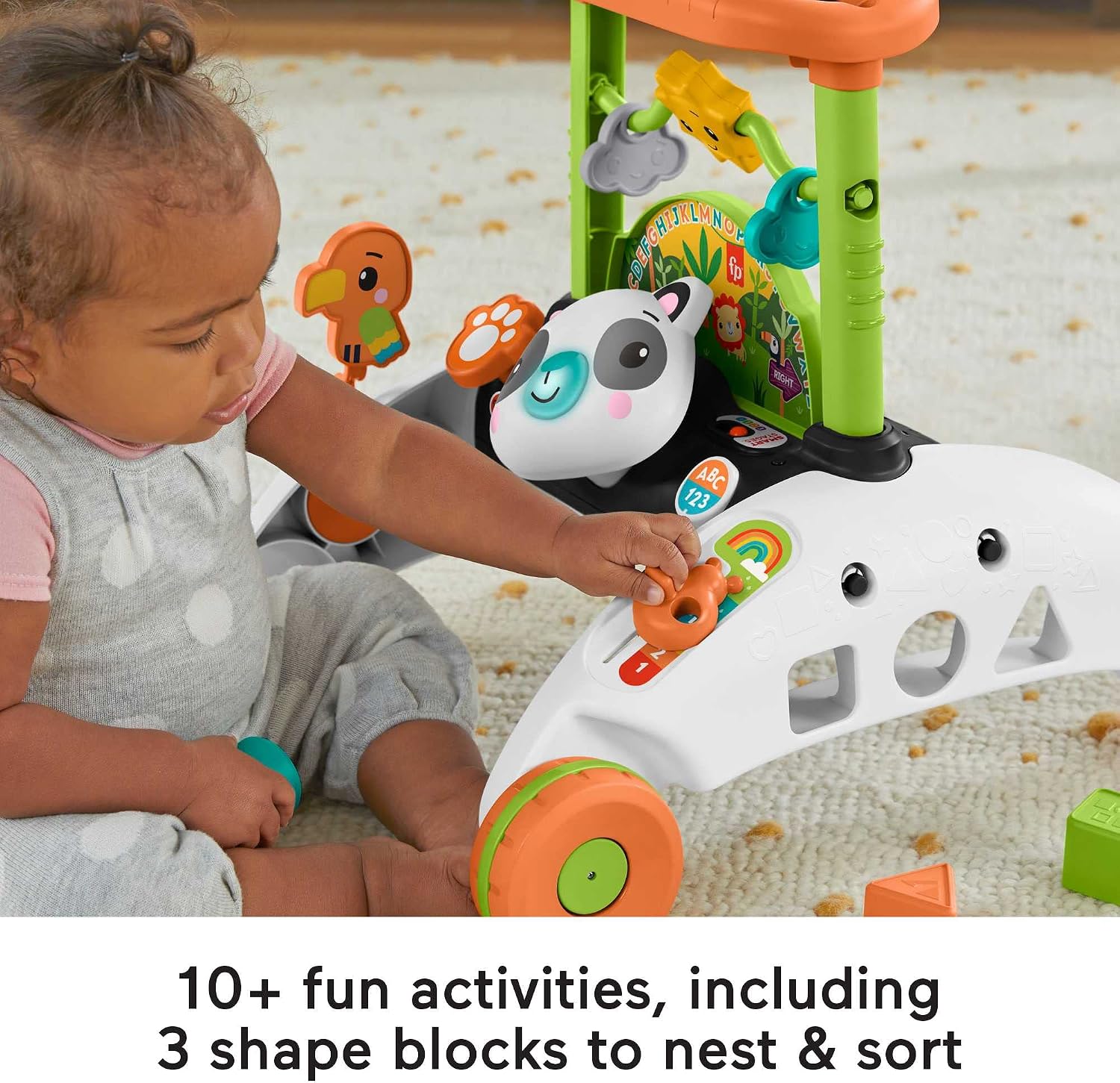 Detalle de Fisher-Price Panda Walker for learning, 6 months