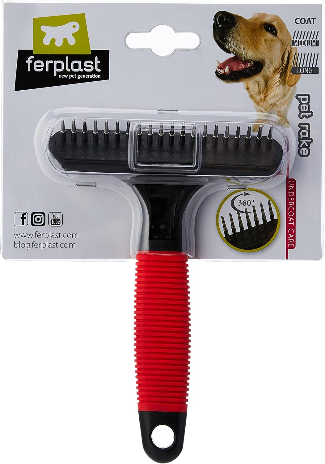 Detalle de Ferplast Rateau Ă Dents Rotatives 15,5 cm đŸ