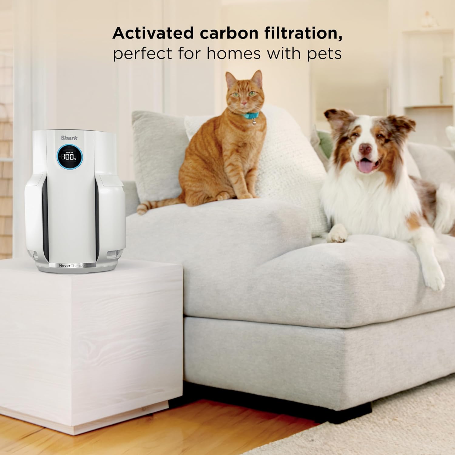 Detalle 2 de Shark HP153 air purifier 650 sq ft 🌬