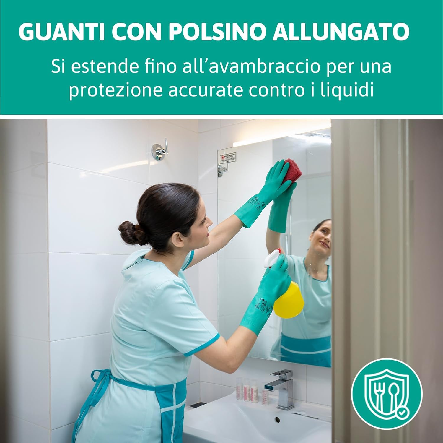 Thumbnail 4 de Ansell AlphaTec 37-300 guanti in nitrile taglia M, 12 paia