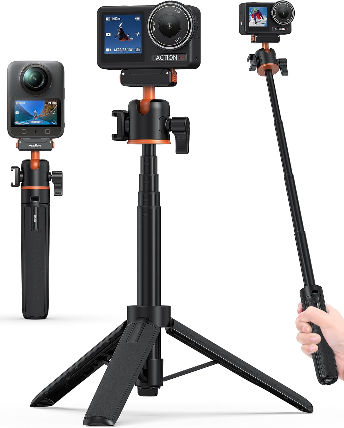 DJI Osmo Action 21" Mini Tripod Selfie Stick