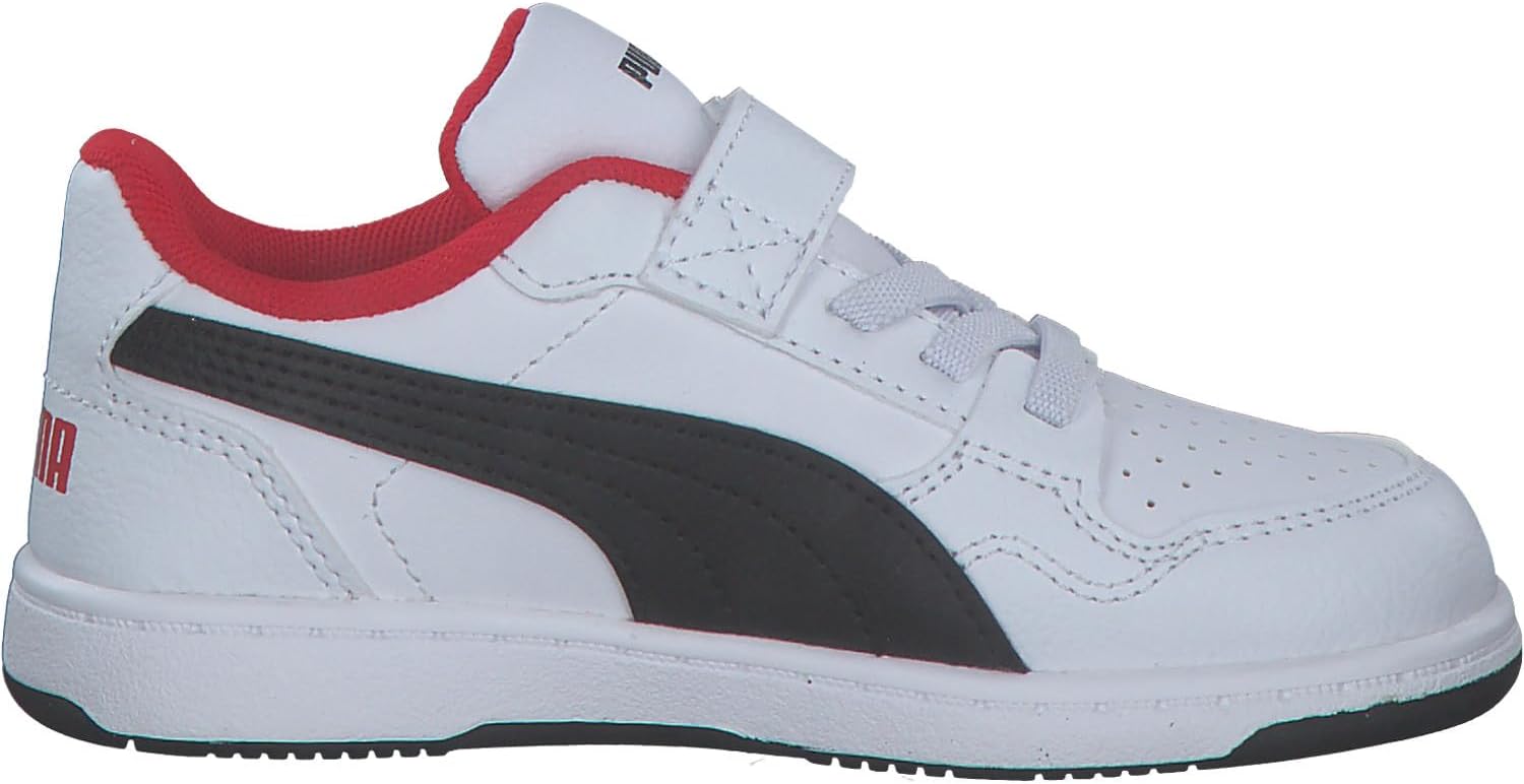 Detalle de PUMA Unisex Baby REB-L AC+ INF Sneaker – White/Black, Größe 24 EU