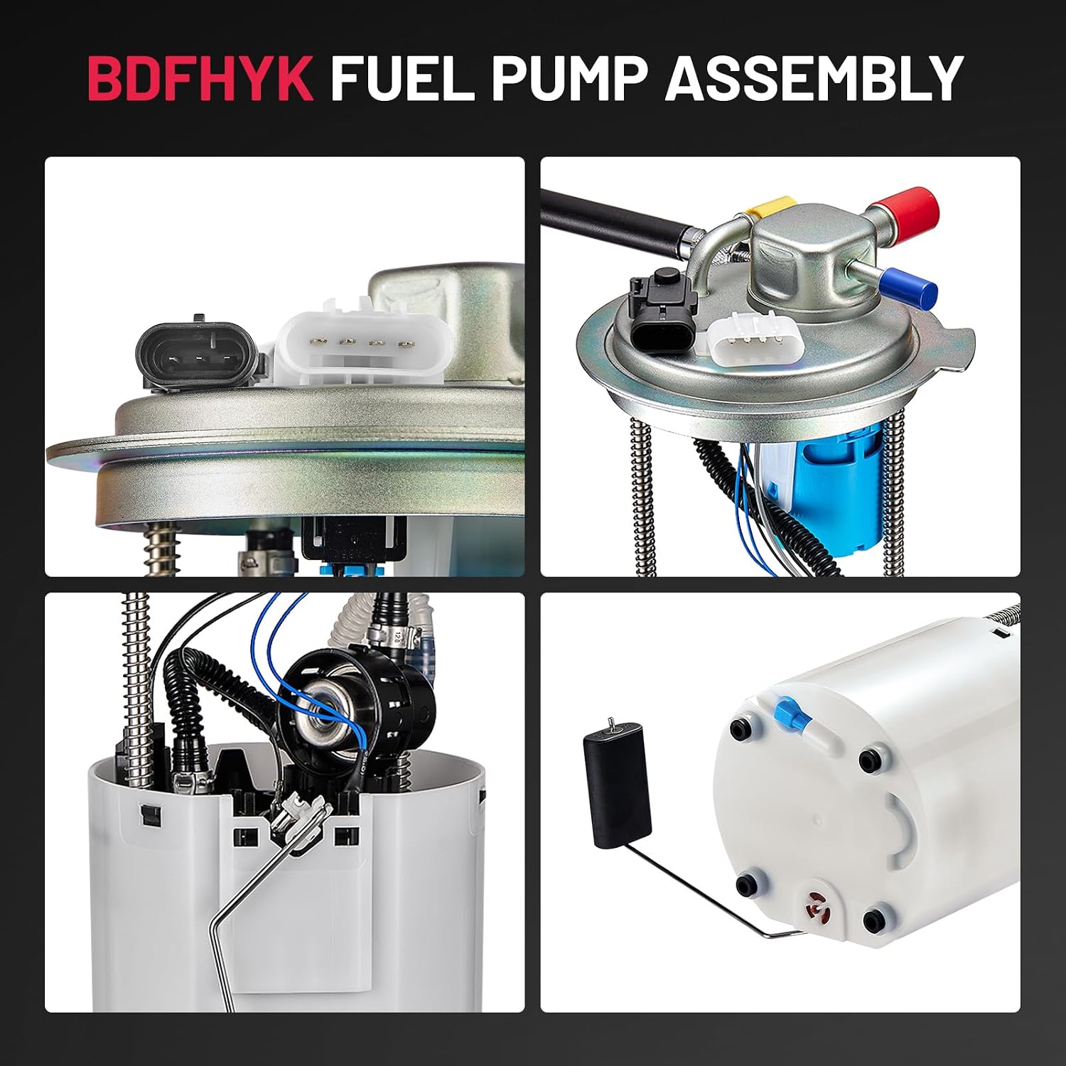 Thumbnail 2 de BDFHYK Electric Fuel Pump Module Assembly with Pressure Sensor E3747M for 2007-2008 Chevrolet Silverado 1500 / GMC Sierra 1500