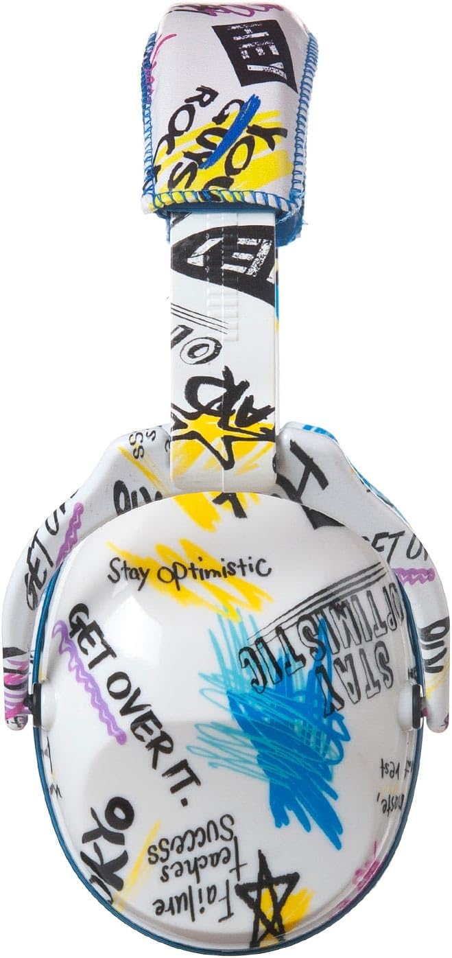Detalle 2 de Kids' Hearing Protection Earmuffs Blue Graffiti