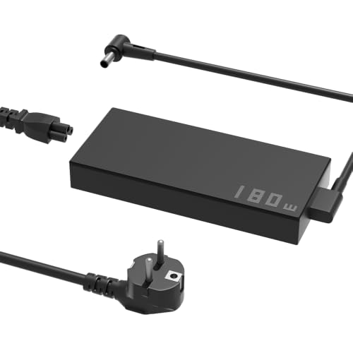 Detalle de PowerPortnerLink 180W: Cargador compatible con ASUS ROG Zephyrus, TUF y Strix para uso diario y viajes