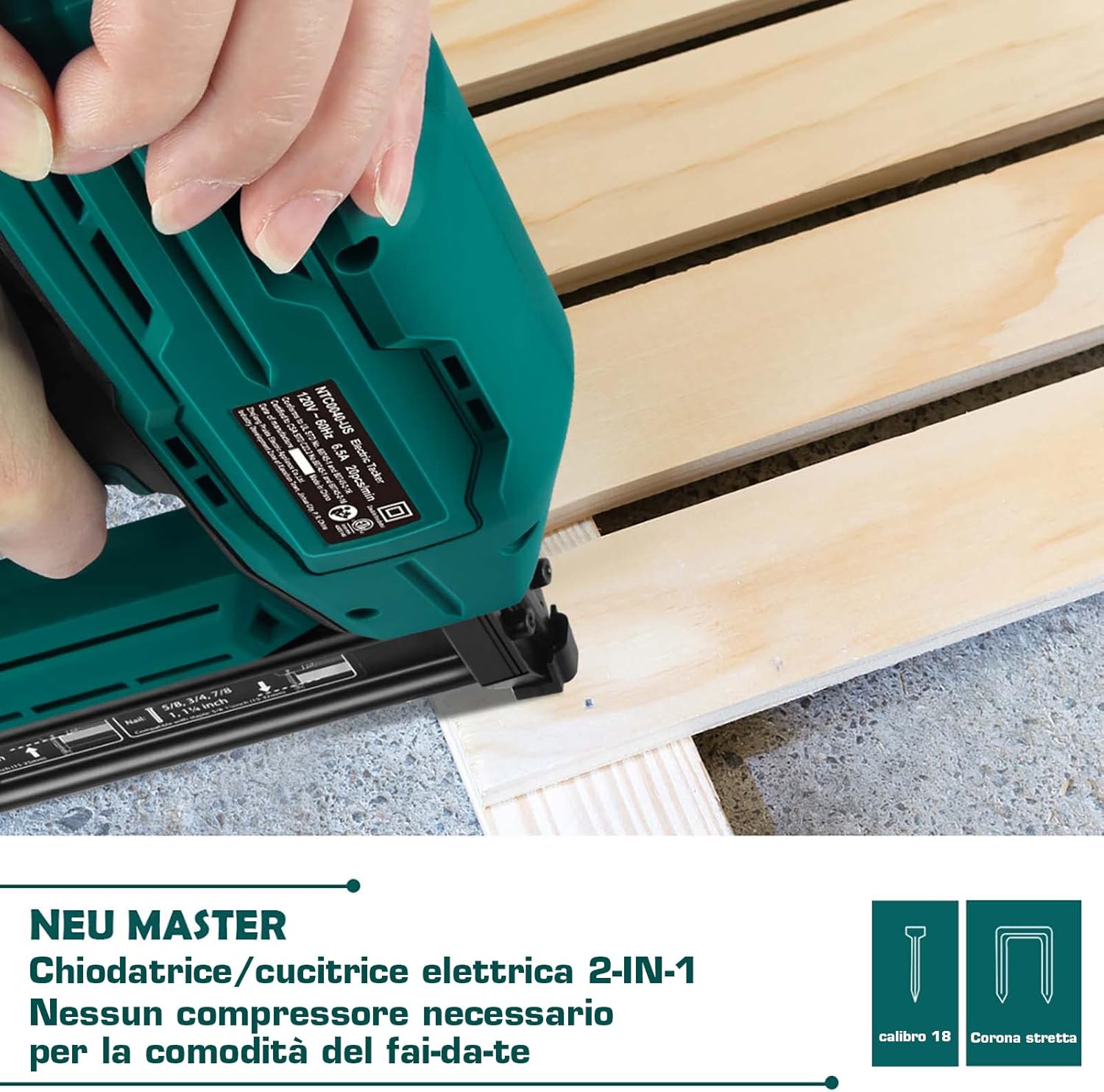 Detalle de NEU MASTER Graffettatrice elettrica 2 in 1