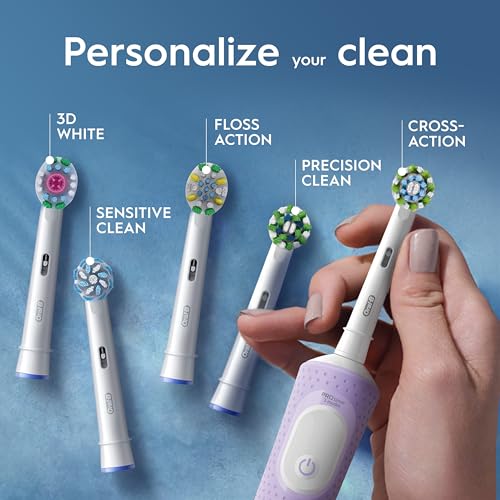 Thumbnail 6 de Oral-B Vitality Pro Electric Toothbrush for Adults (Purple) – 1 Handle, 2 Heads, 3 Modes