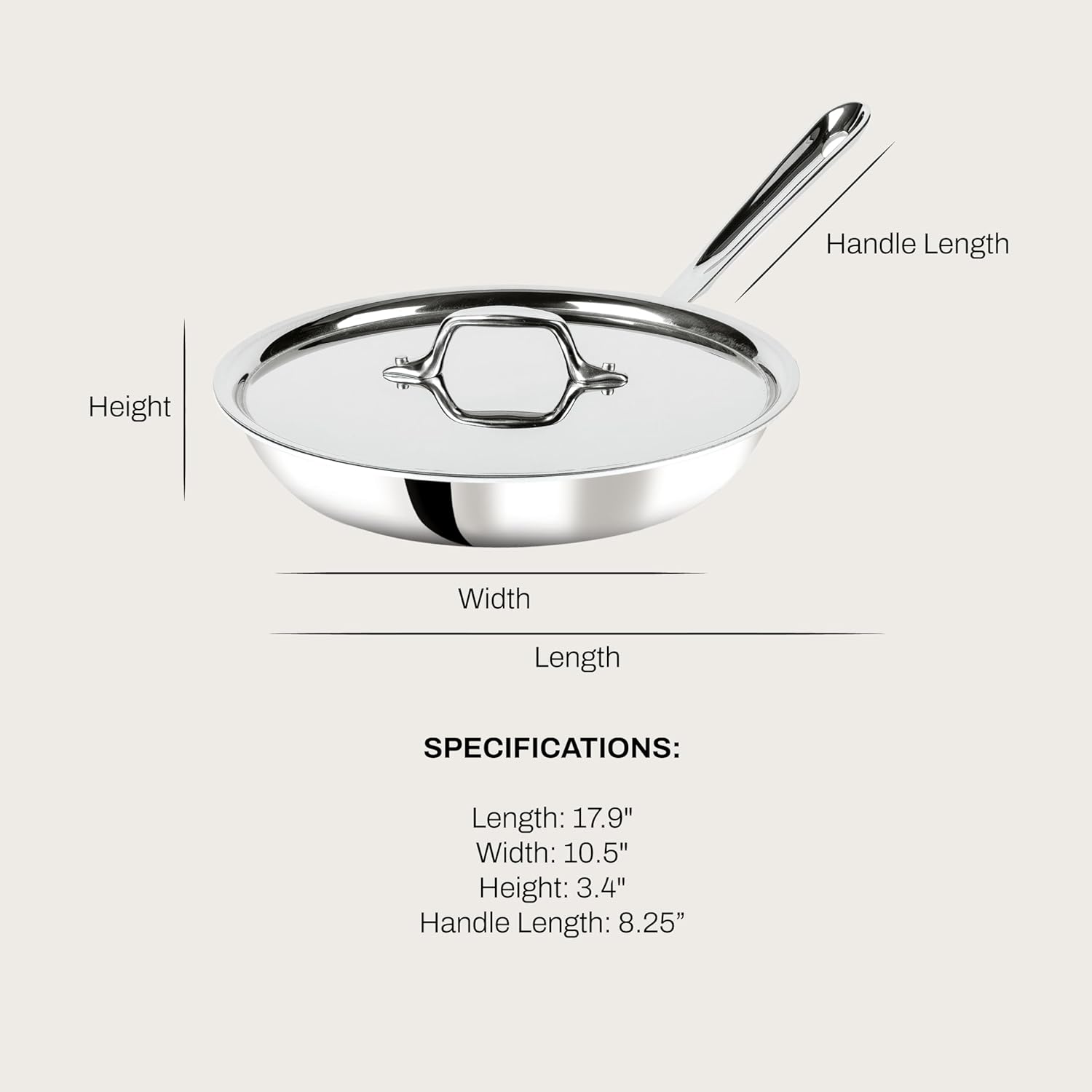 Thumbnail 1 de All-Clad D3 10-Inch Fry Pan