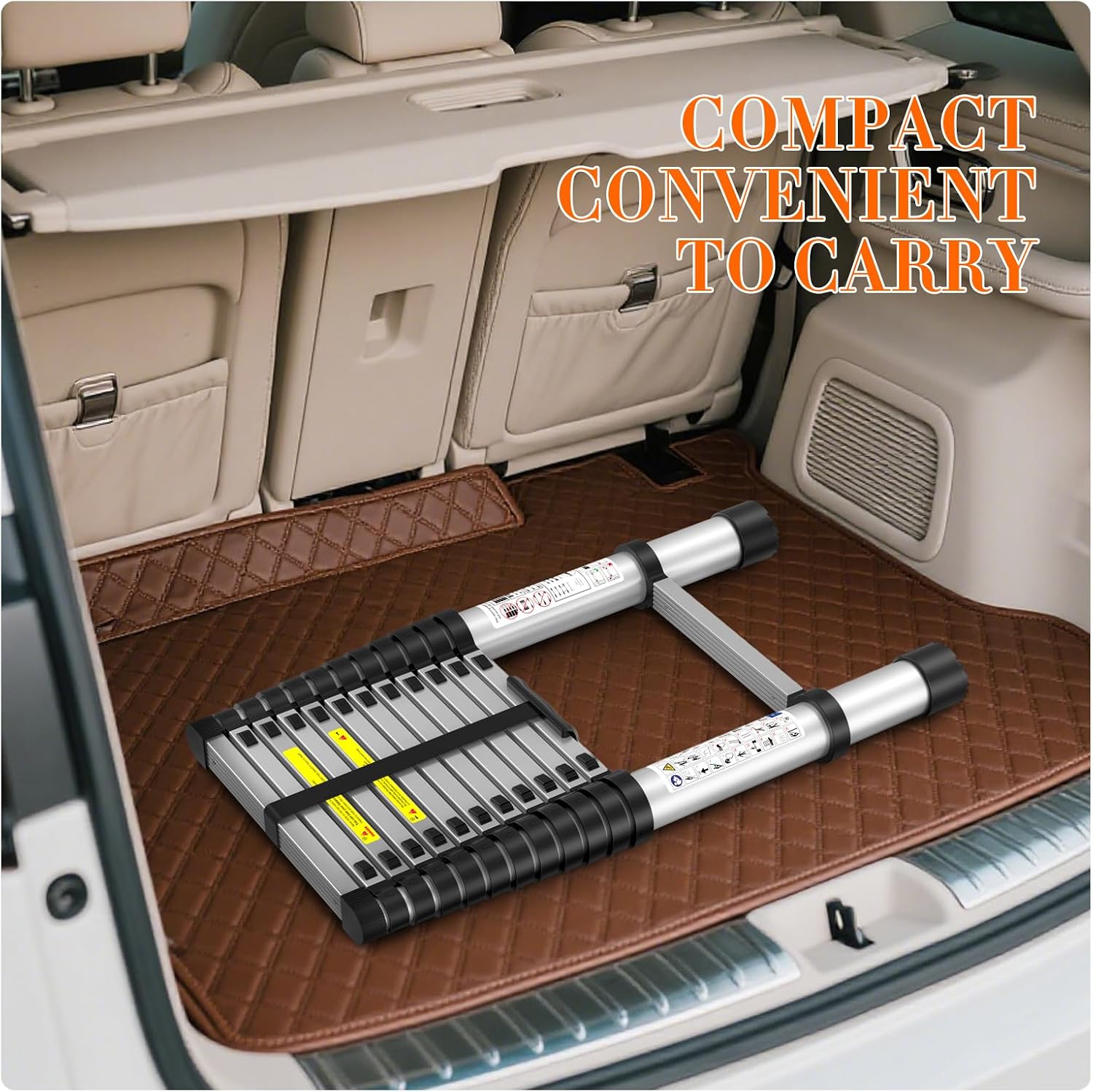 Thumbnail 4 de POONO 16.5FT heavy-duty telescoping ladder