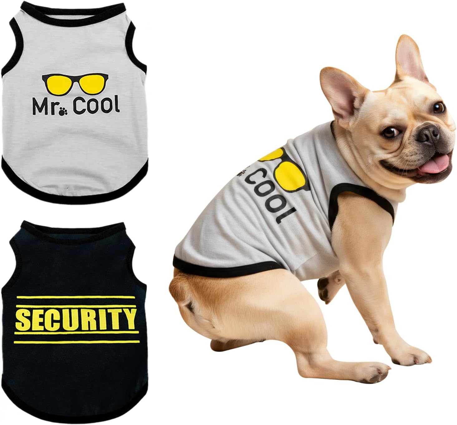 Detalle de COOHAMS dog shirts, 2-pack