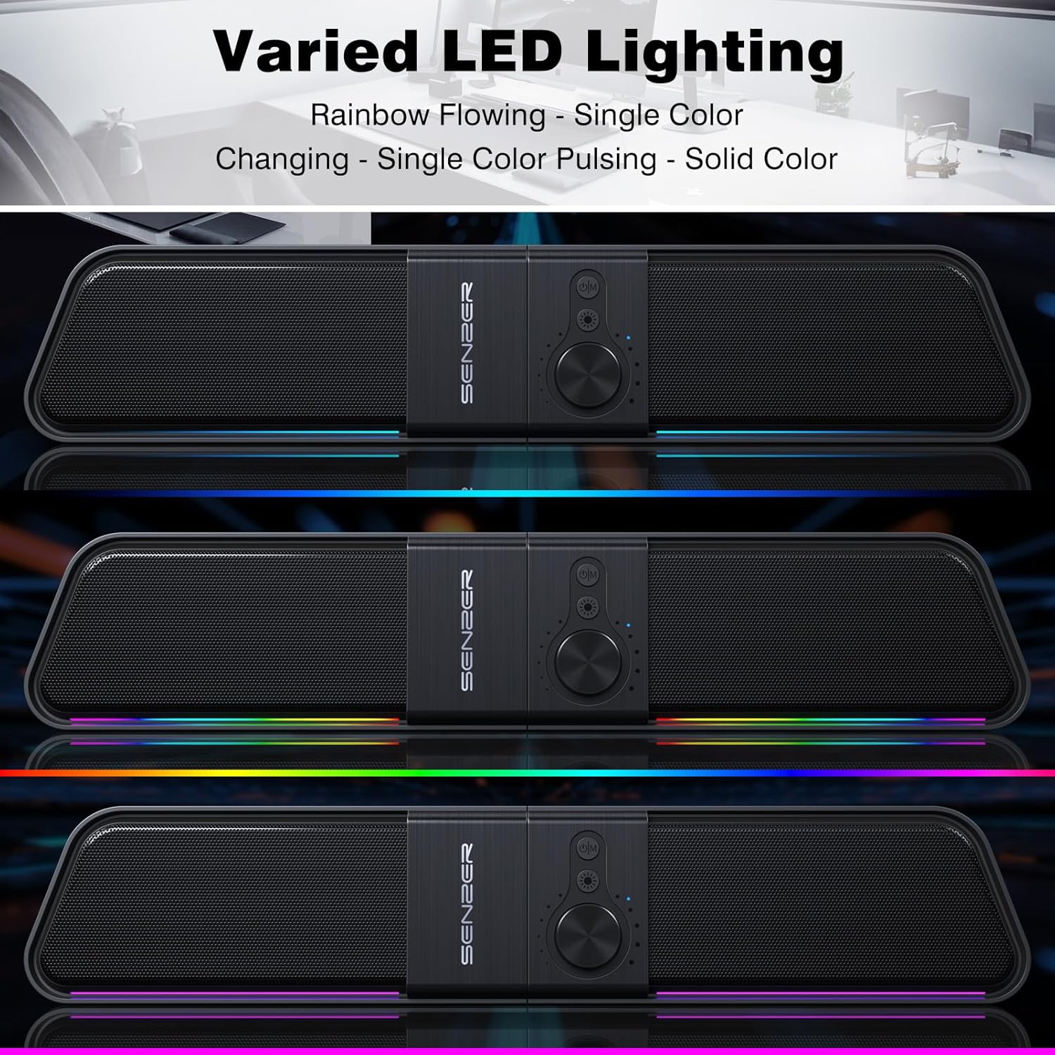 Thumbnail 2 de SENZER CS20 PC Lautsprecher USB Bluetooth