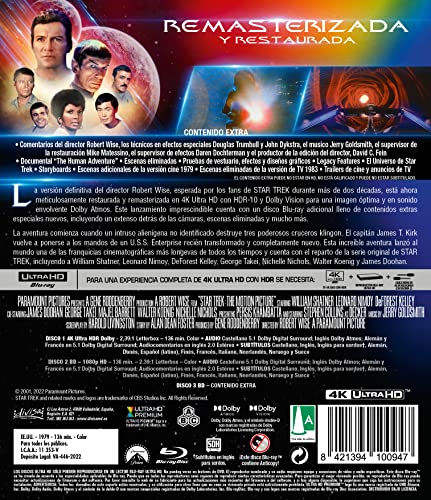 Detalle 2 de Star Trek I: La Película (Director's Edition) - 4K UHD + Blu-ray extras | Divisa Films