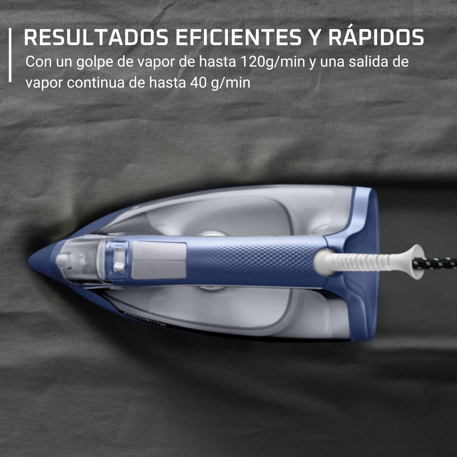 Detalle 2 de Rowenta DX1636D1 Effective + plancha vapor 2400 W