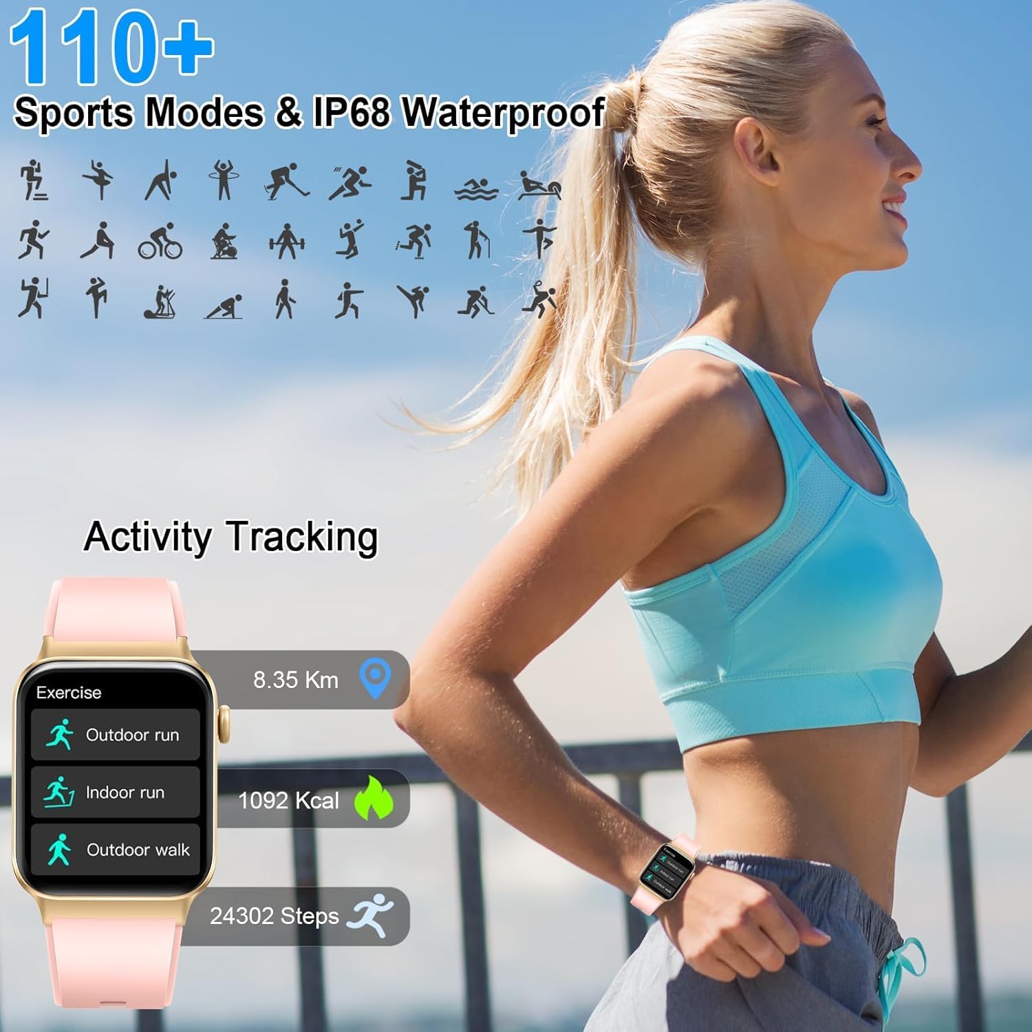 Detalle de Smart watch with 1.85-inch HD display