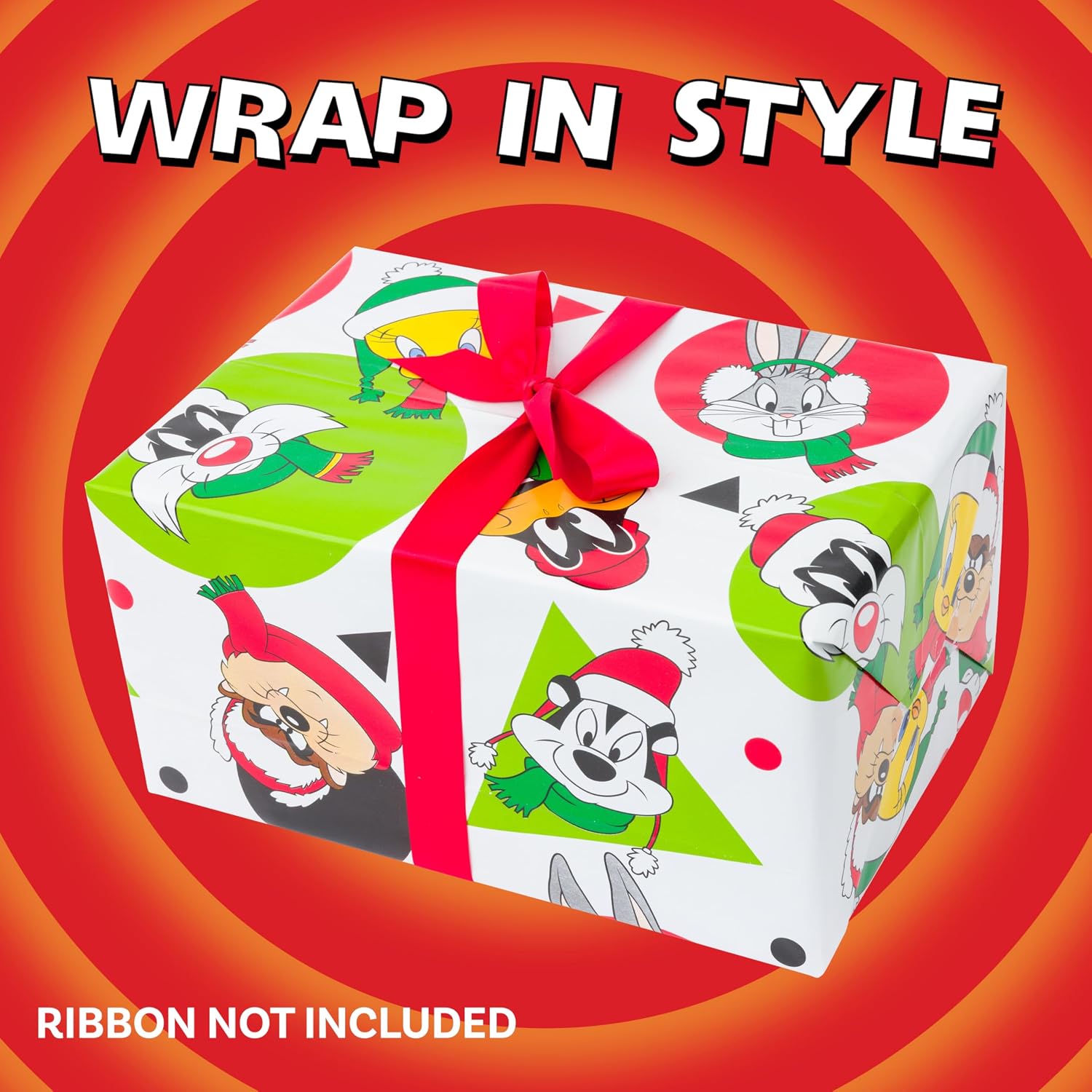 Thumbnail 5 de Silver Buffalo Looney Tunes Wrapping Paper 12-Count