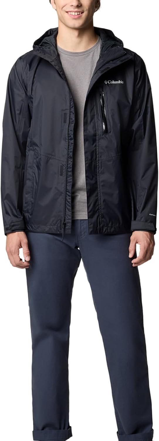 Thumbnail 2 de Columbia Pouring Adventure III Herren-Regenjacke (Omni-Tech) – wasserdicht & atmungsaktiv, Schwarz, Größe M