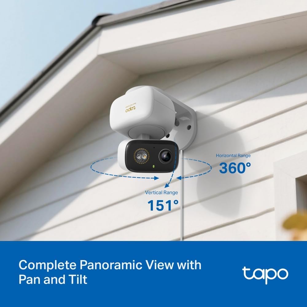 Detalle de Tapo C236 HybridCam 360 3K 5MP Pan/Tilt Security Camera, IP65