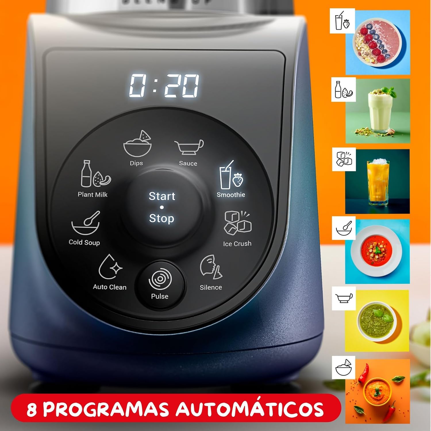 Detalle de Moulinex Blend Up 1000 W batidora personal
