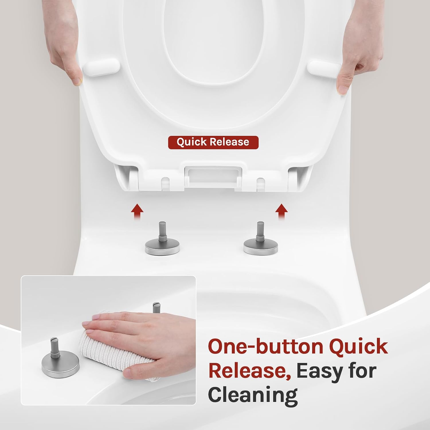Detalle de Family child toilet seat, soft close 175 kg
