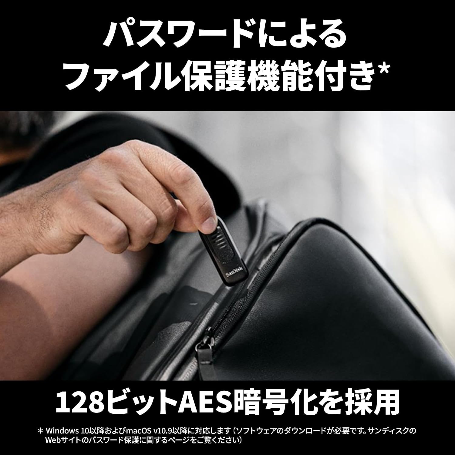 Detalle de SanDisk Ultra Slider SDCZ480-128G-J35 USBメモリー 128GB USB Type-C・収納式コネクター