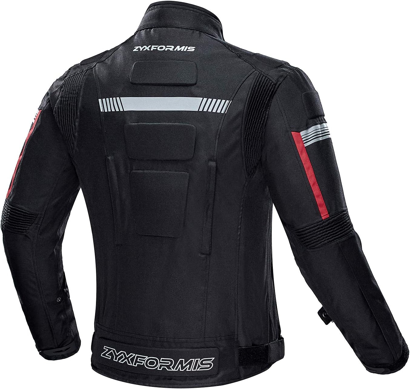 Detalle de Zyxformis Motorradjacke Herren – Wasserabweisend, Winddicht, CE-Protektoren und Allround-Einsatz