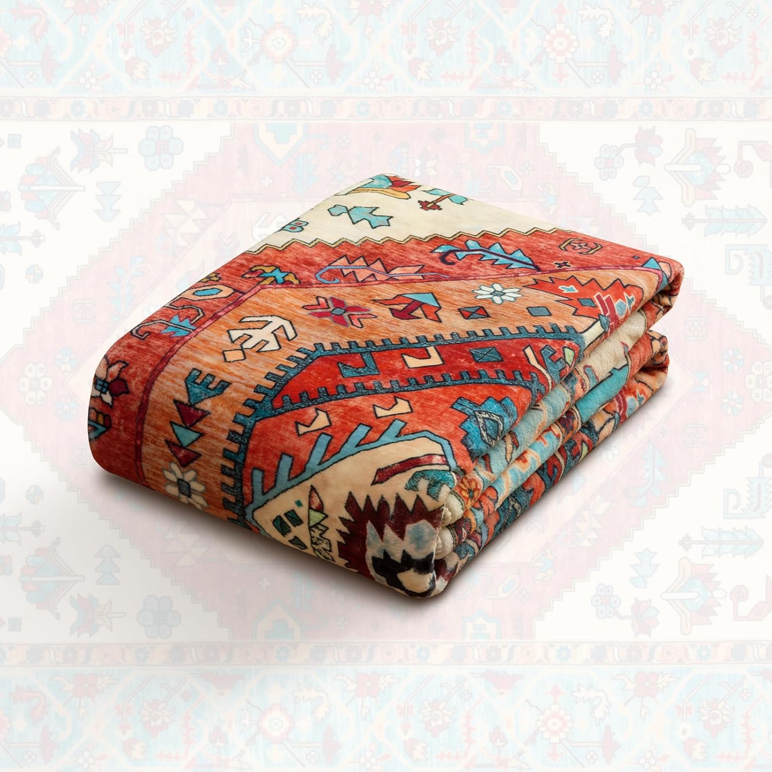 Thumbnail 6 de SERISSA Washable Rugs 6x9 Boho Area Rug (Non-Slip, Machine Washable) for Living Room, Bedroom & More