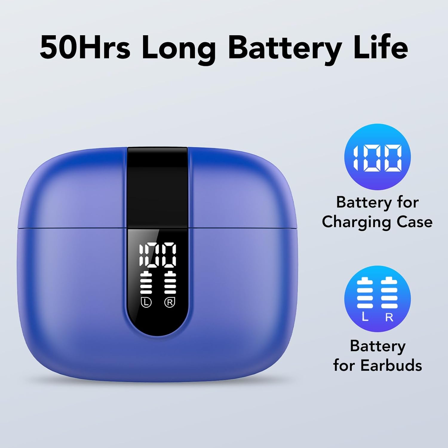 Thumbnail 2 de IKT wireless ear buds, 50 hrs playtime
