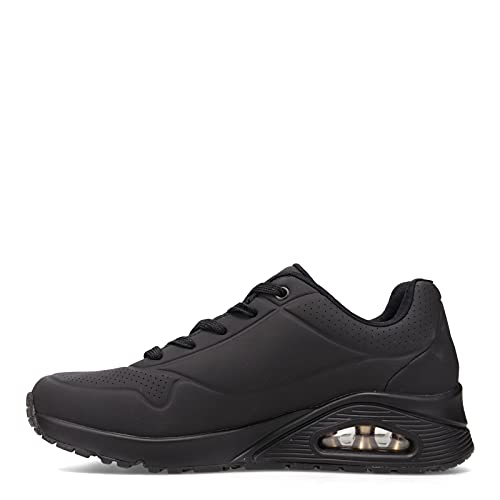 Thumbnail 3 de Skechers Damen Uno Stand On Air Weit Trainers – Schwarz Durabuck Mesh, Weit 38 EU
