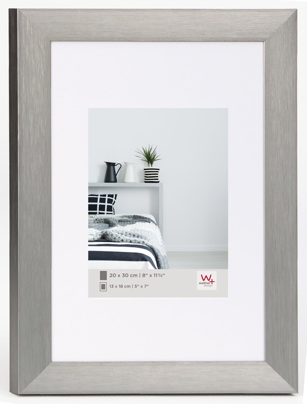 Thumbnail 6 de Walther Design Cadre Photo Argent 30 x 40 cm – Aluline AL040S en Aluminium