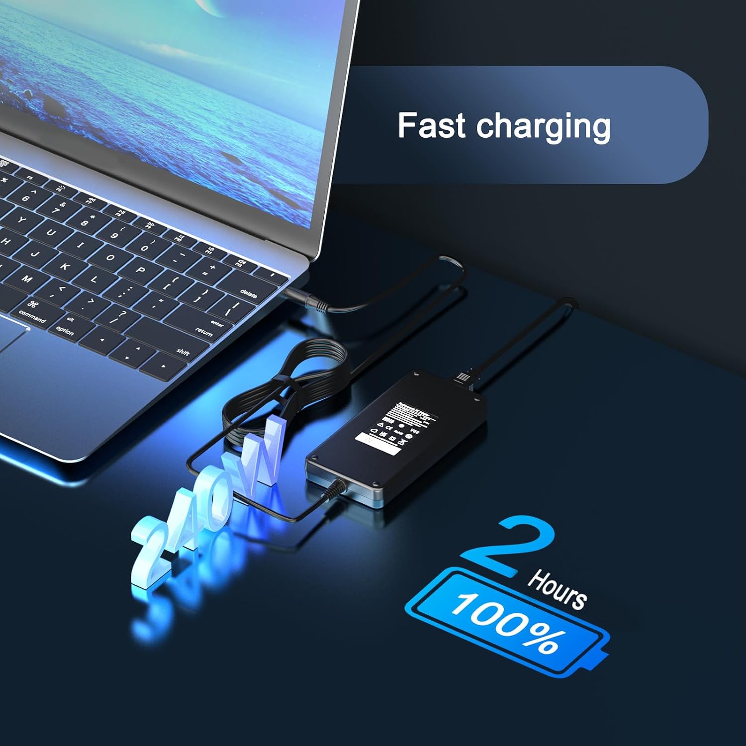 Thumbnail 5 de 240W Dell Alienware Laptop Charger — Wide Compatibility for Alienware and Precision Series (J211H/PA-9E era models)