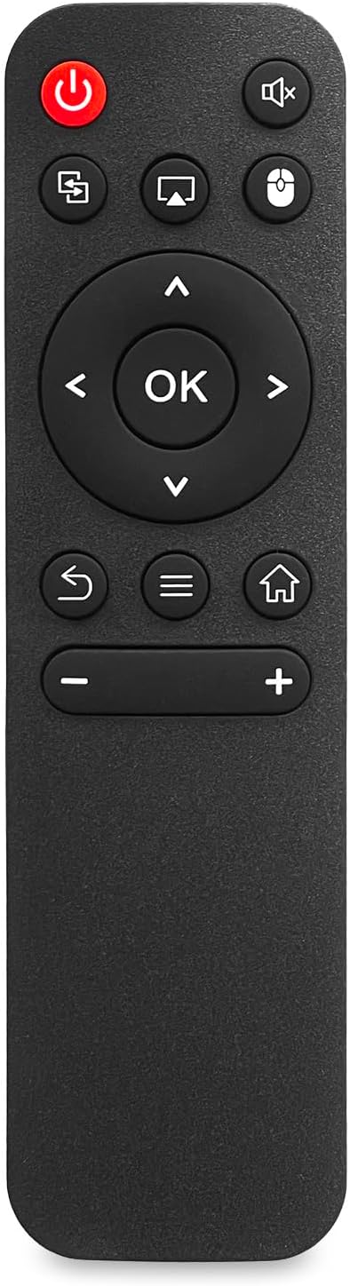 Molgoc Replacement Remote for Mini Projector (Compatible with HY300Pro, HIPPUS HY300Pro, Magcubic HY300Pro, Aubor HY300Pro, Xgody HY300Pro, Maypug P1)