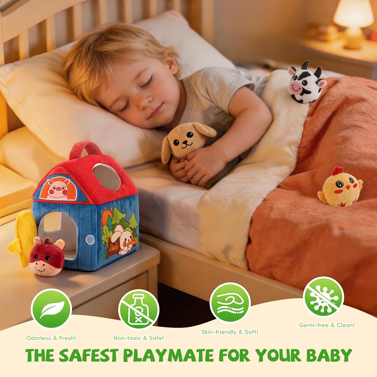 Thumbnail 4 de SAIMAND Baby Farm Toy Set for 6-12 Months
