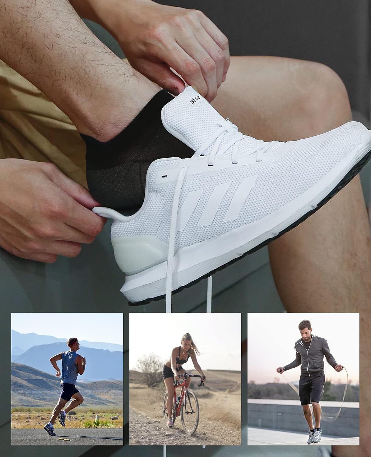 Thumbnail 5 de HIYATO 10 Paar Sneaker Socken (Herren & Damen) – atmungsaktive Kurz- und Laufsocken aus Baumwolle