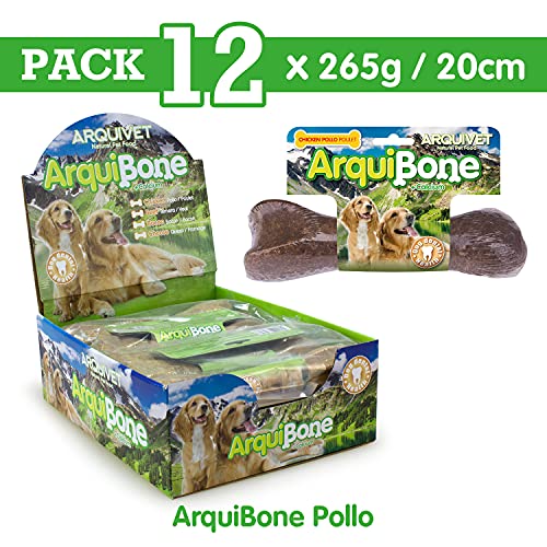 Detalle 2 de Arquivet Arquibone Pollo huesos 20 cm 12 unidades
