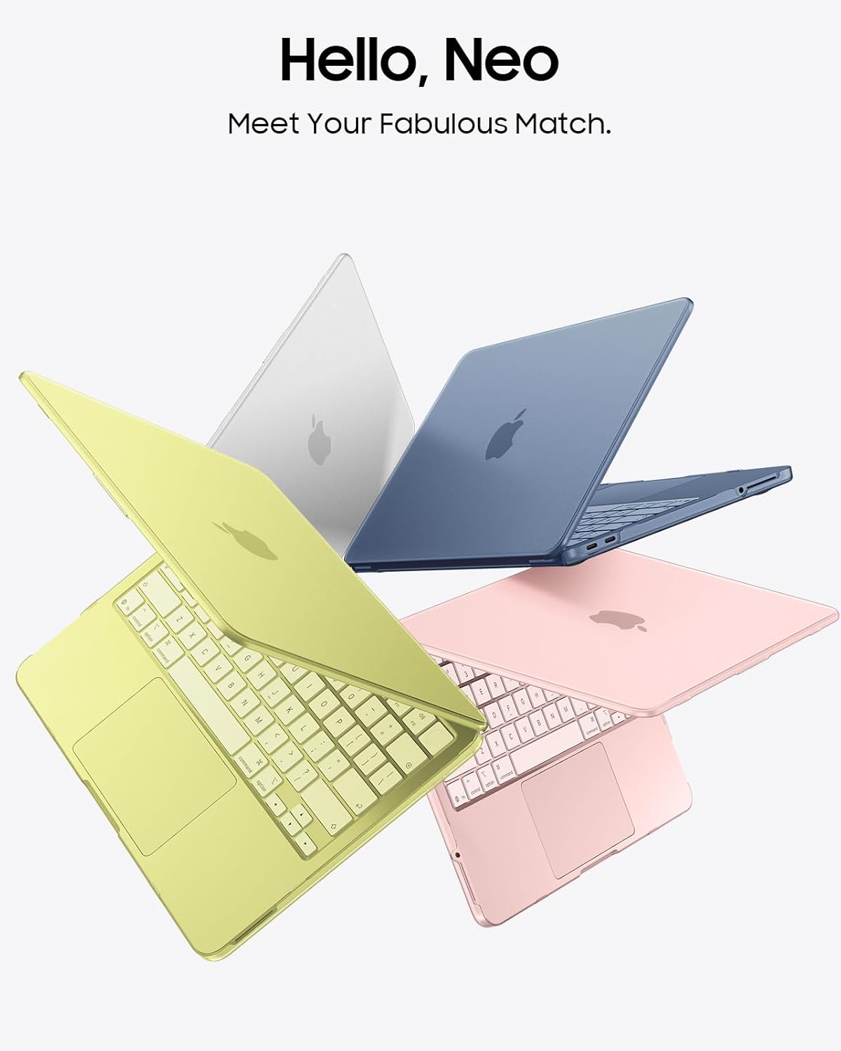 Thumbnail 6 de Fintie Hülle für MacBook Neo 13 Zoll A3404/A18 Pro Chip – Premium ultradünne, matte Schutzhülle in Rosa