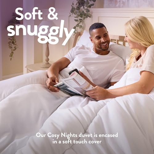Detalle 2 de Slumberdown Cosy Nights Double Duvet 10.5 Tog – Breathable All-Year Comfort (200 x 200cm)