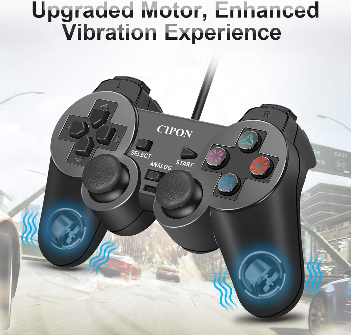 Thumbnail 2 de Cipon PS2 Controller Wired gamepad with 1.8M cable