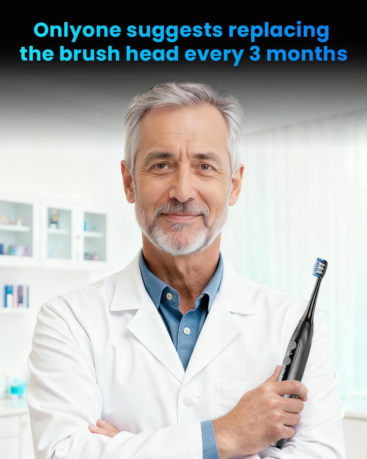 Thumbnail 6 de Onlyone Sonic Toothbrush 8 Heads 🪥